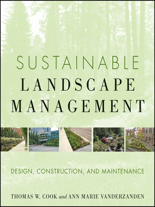 Title details for Sustainable Landscape Management by Ann Marie VanDerZanden - Wait list